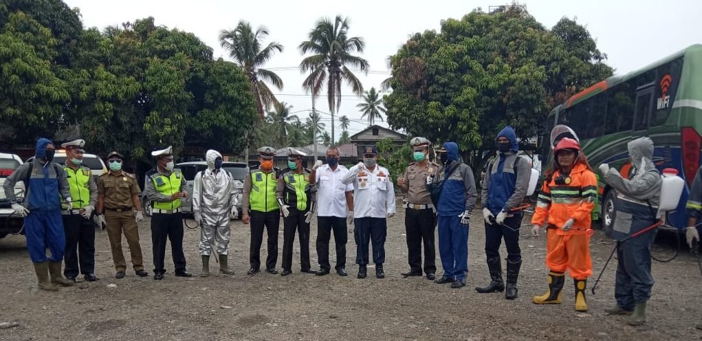 Kadis Perhubungan Madina: Cegah Covid-19 dengan Menjaga Kebersihan Terminal atau Loket