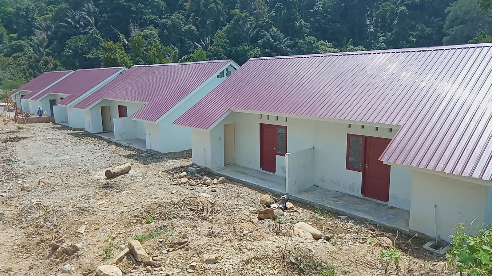 Rumah Relokasi Korban Bencana Muara Saladi Belum Ditempati