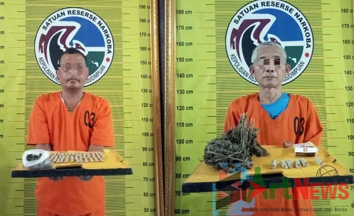 Polres Padangsidimpuan Tangkap Dua Pengedar Ganja, Pemasok Masih Buron