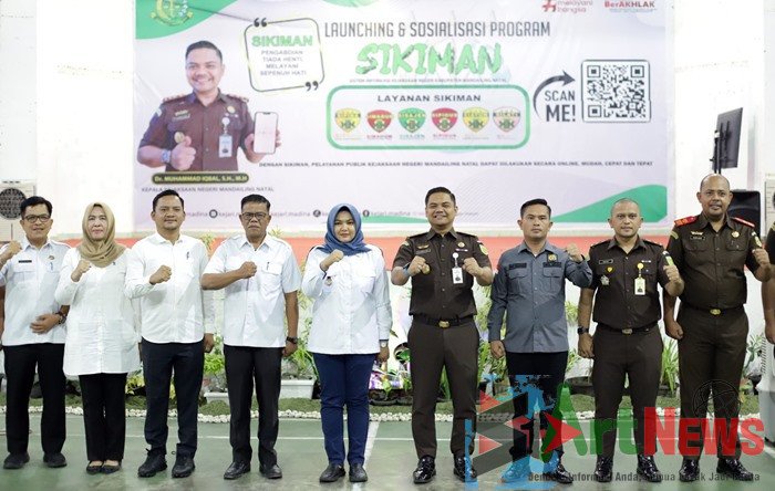 Wabup Madina Apresiasi Aplikasi Sikiman yang Diluncurkan Kejari