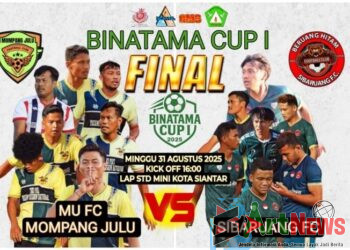 Besok Sore, Mompang Julu FC dan Sibaruang FC Berebut Trofi Binatama Cup 1