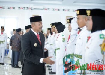 Bupati Madina Kukuhkan 34 Anggota Paskibra, Lihat Nama dan Sekolahnya