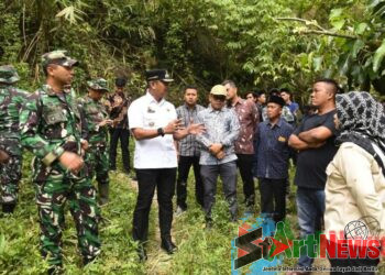 Gandeng TNI, Pemkab Madina Buka Jalan Penghubung Siobon Jae-Sopobatu