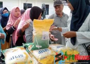 Hari Ini Polres Madina Jual Beras Murah, Disini Lokasinya