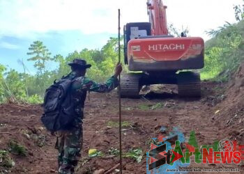 Pemkab Madina dan TNI Mulai Buka Jalan Penghubung Siobon Jae-Sopobatu