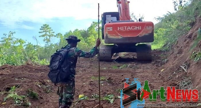Pemkab Madina dan TNI Mulai Buka Jalan Penghubung Siobon Jae-Sopobatu