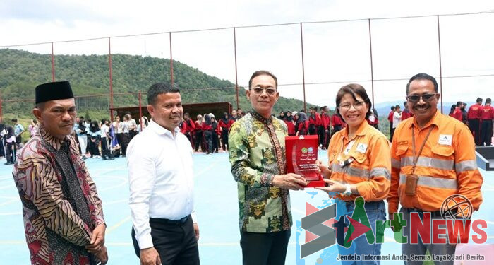 Bupati Tapsel Resmikan Lapangan Olahraga Multifungsi MAN IC Sipirok