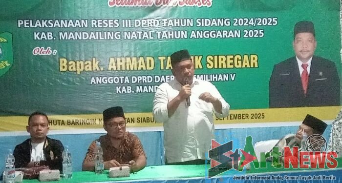 Taufik Siregar Jemput Aspirasi Konstituen di Desa Huta Baringin