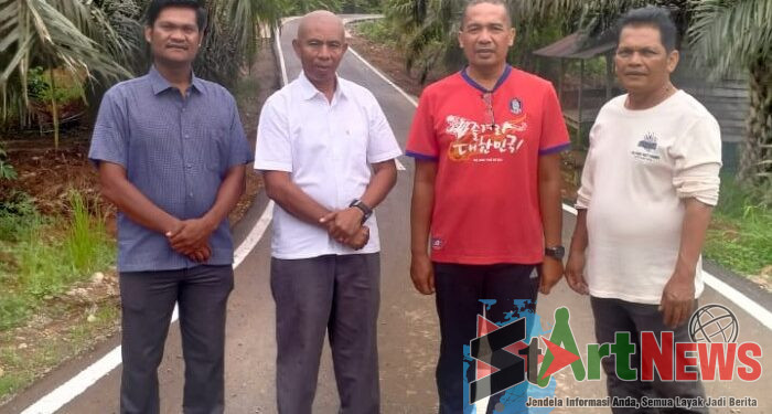 Pembangunan Jalan Padang Silojongan -Ranto Panjang Rampung, Ekonomi Masyarakat akan Meningkat