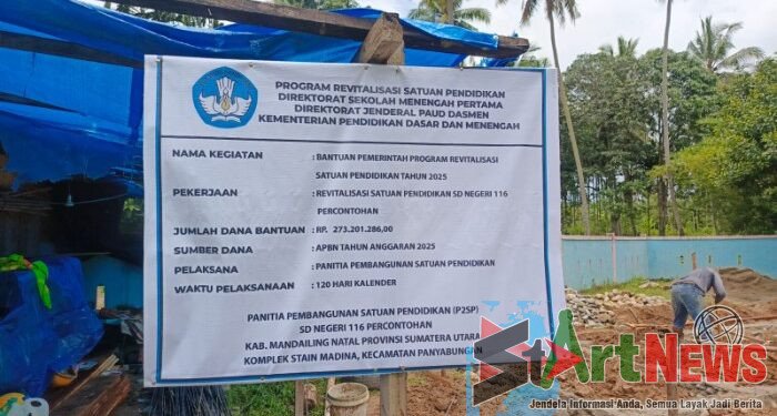 Langgar Aturan, Kades Hutabaringin Terlibat Pembangunan MCK SDN 116 Percontohan Pidoli Lombang