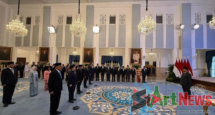 Presiden Prabowo Lantik 11 Pejabat Tinggi, Ini Daftar Namanya