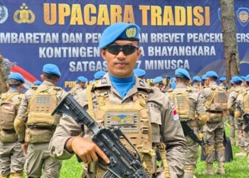 Anggota Polres Madina Terpilih Jadi Pasukan Perdamaian di Afrika Tengah