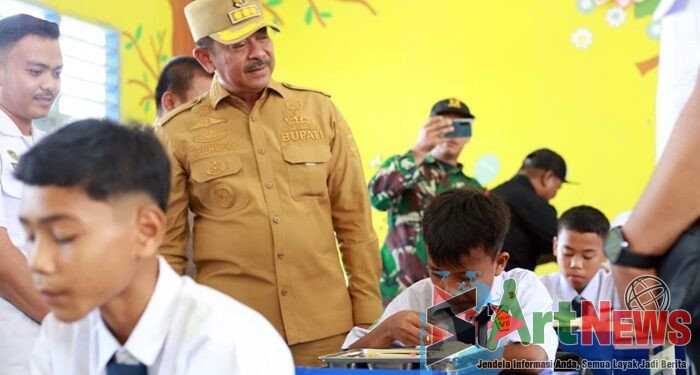 Bupati Madina Tinjau Program MBG di SMPN 5 Panyabungan