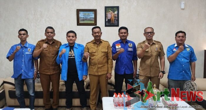 Jelang Musda, KNPI Madina Audiensi dengan Bupati Saipullah