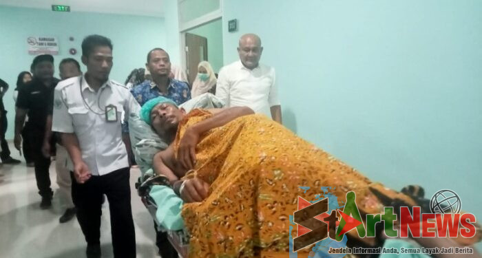 Luka Tikam Kena Paru-paru, Sekuriti Pasar Baru Panyabungan Dirujuk ke RSU Adam Malik