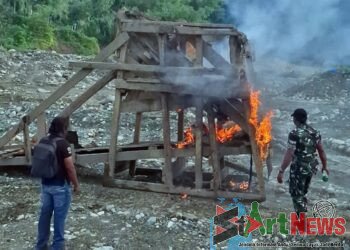 Kodim 0212/TS Tertibkan Lokasi PETI di Empat Kecamatan di Madina