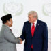 Momen Jabat Tangan dan Pujian Presiden Trump kepada Presiden Prabowo
