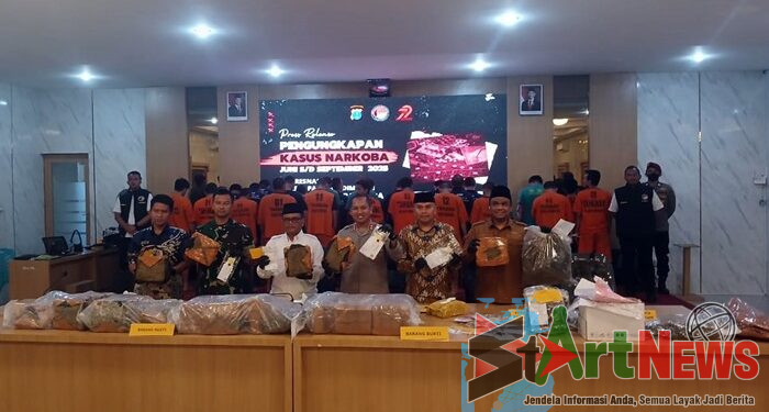 Polres Padangsidimpuan Ungkap 44 Kasus Narkoba dengan 53 Tersangka