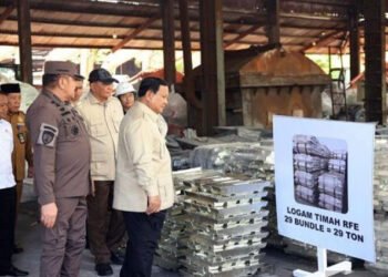 Prabowo Ungkap Temuan Monasit Senilai Rp128 Triliun di Area Tambang Ilegal Babel