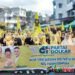 Rayakan HUT ke-61 Partai Golkar, Kota Padangsidimpuan Menguning