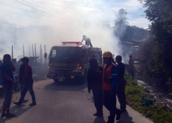 Si Jago Merah Bakar Tiga Rumah di Panyabungan Timur