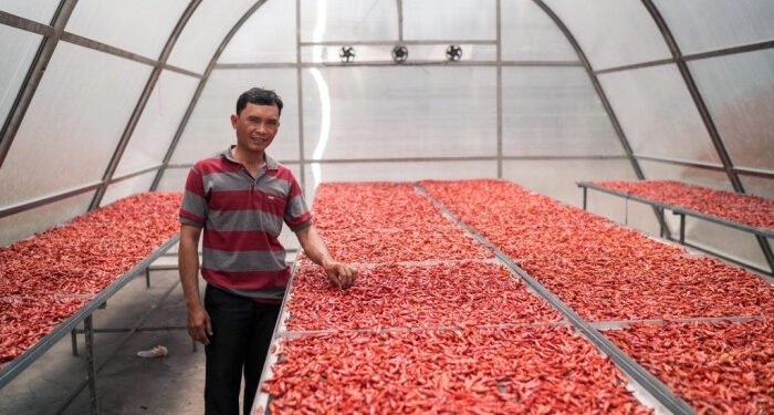 10 Kelompok Tani di Sumut akan Terima Bantuan Alat Pengering Cabai Bentuk Kubah