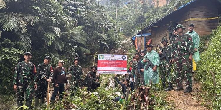 Gakkum Kemenhut dan TNI Tertibkan PETI di Kawasan TN Gunung Halimun Salak