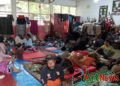 Begini Kondisi Terkini Pengungsi Terdampak Banjir di SDN 037 Tanggabosi