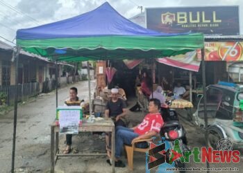 Ringankan Beban Korban Kebakaran, NNB Kotasiantar Dirikan Posko Bantuan