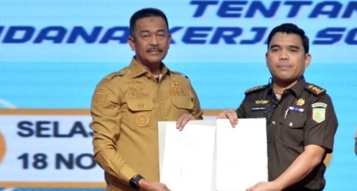 Pemkab Madina Ikut Teken MoU Penerapan Restorative Justice dengan Kejaksaan