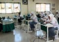 Puluhan Siswa-siswi MAN 1 Madina Ikut Tes Kemampuan Akademik