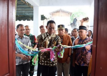 Resmikan Kantor Desa Batang Paya, Bupati Tapsel Sebut PLTA Batang Toru Segera Beroperasi