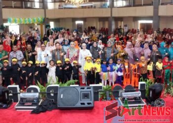 Wabup Tapsel Buka Acara Gebyar PAUD 2025