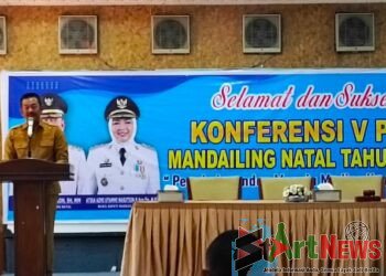 Buka Konferensi PWI Madina, Saipullah Akui Kariernya Sukses Berkat Dukungan Media