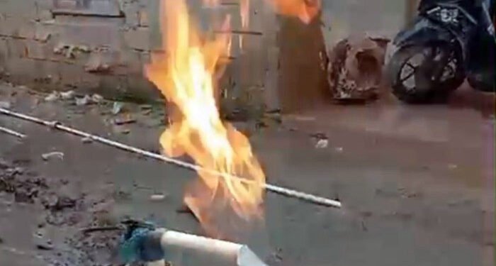 Heboh Fenomena Air Sumur Bor dapat Terbakar di Muara Batangtoru