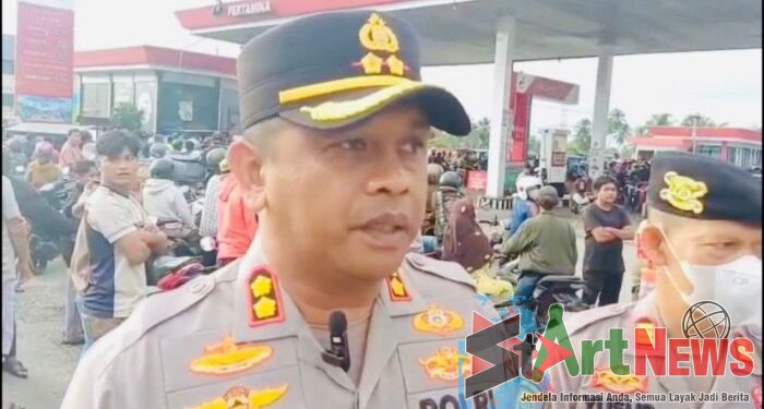 Kapolres Madina akan Tindak Tegas Penjual Pertalite di Luar Area SPBU pada Masa Sulit