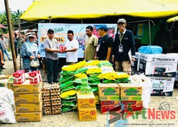 YTI Salurkan Bantuan ke Korban Bencana Tapsel