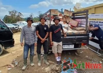 KABAMSU Bandung Raya Salurkan Bantuan untuk Korban Banjir Tapsel