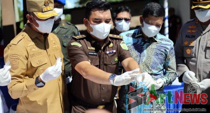 Kejari Madina Musnahkan Barang Bukti 94 Perkara Inkracht