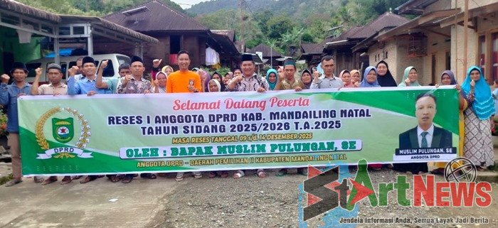 Muslim Pulungan Serap Aspirasi Konstituen di Desa Terdampak Bencana