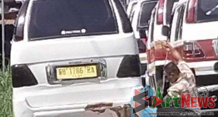 Polres Madina Buru Angkot Penimbun BBM di SPBU yang Viral