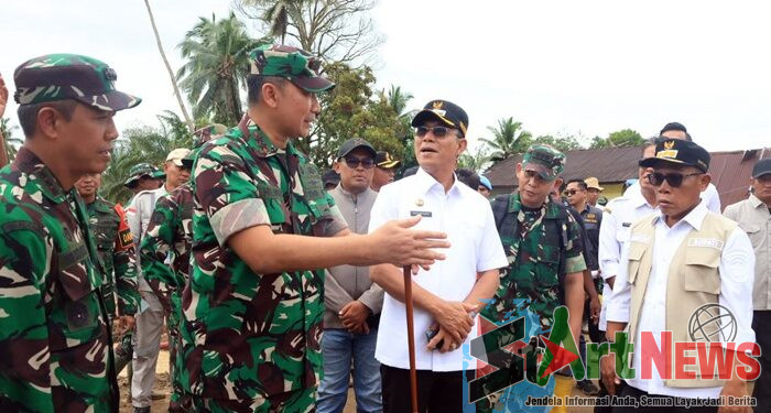 Pulihkan Akses Tapsel-Tapteng, Pangdam I/BB Instruksikan Percepatan Jembatan Bailey Kedua