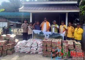 Tiga Anggota Fraksi Golkar DPRD Madina Jalankan Misi Kemanusiaan