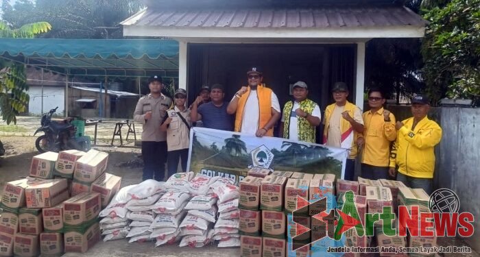 Tiga Anggota Fraksi Golkar DPRD Madina Jalankan Misi Kemanusiaan