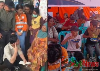 Wapres Kunjungi Posko Bencana yang Didirikan PT Agincourt Resources