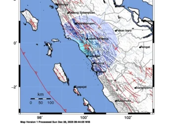 Gempa Magnitudo 4,7 Guncang Agam, Pusat Getaran Berada di Darat