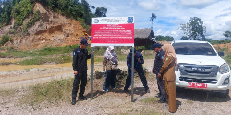 KLH Segel Sejumlah Lokasi Tambang di Sumbar, Diduga Perparah Dampak Banjir