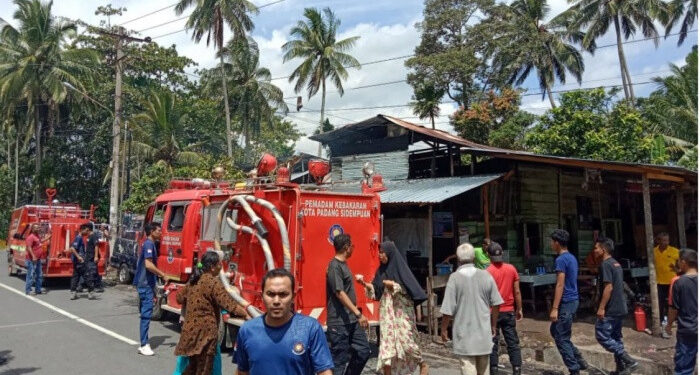 Bengkel Sagala di Padangsidimpuan Terbakar, Pemilik Meninggal Dunia Diduga Serangan Jantung