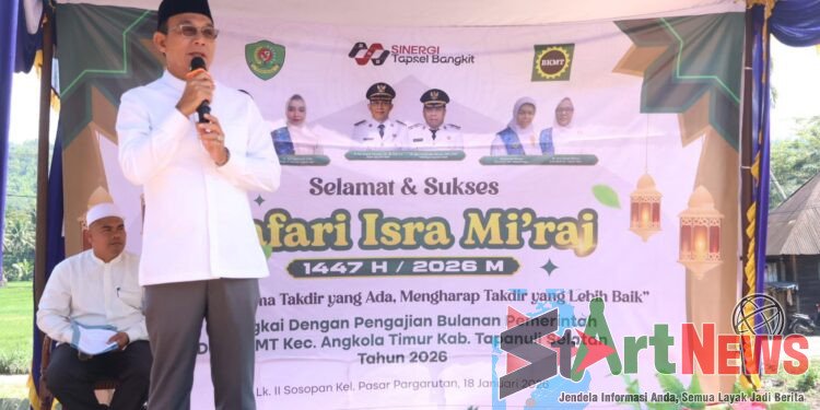 Gus Irawan Sampaikan Komitmen Pemulihan Pasca-Bencana di Pengajian BKMT Angkola Timur