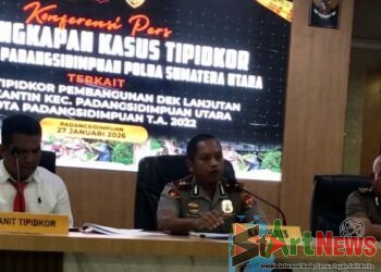 Korupsi Proyek Taman Torjam, Polres Padangsidimpuan Tetapkan Tiga Tersangka